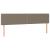 Pat box spring cu saltea, taupe, 120x190 cm material textil GartenMobel Dekor