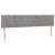 Pat box spring cu saltea, gri deschis, 120x190 cm, catifea GartenMobel Dekor