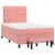 Pat box spring cu saltea, negru, 120x190 cm, catifea GartenMobel Dekor