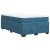 Pat box spring cu saltea, albastru închis, 120x190 cm, catifea GartenMobel Dekor