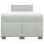 Pat box spring cu saltea, gri deschis, 120x190 cm, catifea GartenMobel Dekor