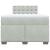Pat box spring cu saltea, gri deschis, 120x190 cm, catifea GartenMobel Dekor
