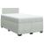 Pat box spring cu saltea, gri deschis, 120x190 cm, catifea GartenMobel Dekor