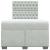 Pat box spring cu saltea, gri deschis, 120x190 cm, catifea GartenMobel Dekor