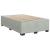 Pat box spring cu saltea, gri deschis, 120x190 cm, catifea GartenMobel Dekor