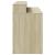 Birou cu lumini LED stejar sonoma, 120x55x91 cm, lemn prelucrat GartenMobel Dekor