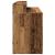Birou cu lumini LED, lemn vechi, 120x55x91 cm, lemn prelucrat GartenMobel Dekor