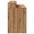 Birou cu lumini LED stejar artizanal 120x55x91cm lemn prelucrat GartenMobel Dekor