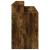 Birou cu lumini LED stejar fumuriu 140x55x91 cm lemn prelucrat GartenMobel Dekor