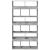 Separator de cameră, gri beton, 100x33x187,5 cm, lemn prelucrat GartenMobel Dekor