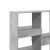 Separator de cameră, gri beton, 100x33x115 cm, lemn prelucrat GartenMobel Dekor