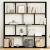 Bibliotecă, negru, 132x29x141,5 cm, lemn prelucrat GartenMobel Dekor