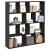 Bibliotecă, negru, 132x29x141,5 cm, lemn prelucrat GartenMobel Dekor