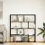 Bibliotecă, negru, 132x29x141,5 cm, lemn prelucrat GartenMobel Dekor