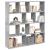 Bibliotecă, gri beton, 132x29x141,5 cm, lemn prelucrat GartenMobel Dekor