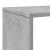Bibliotecă, gri beton, 132x29x141,5 cm, lemn prelucrat GartenMobel Dekor