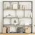Bibliotecă, gri sonoma, 132x29x141,5 cm, lemn prelucrat GartenMobel Dekor