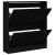 Pantofar, negru, 80x21x87,5 cm, lemn compozit GartenMobel Dekor