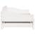 Pat de zi cu extensie, alb, 90x200 cm, lemn masiv de pin GartenMobel Dekor