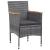 Set mobilier de grădină, 3 piese, gri, poliratan GartenMobel Dekor