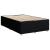 Pat box spring cu saltea, negru, 120x190 cm, catifea GartenMobel Dekor