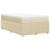 Pat continental cu saltea, crem, 120x190 cm, textil GartenMobel Dekor