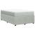 Pat box spring cu saltea, gri deschis, 120x190 cm, catifea GartenMobel Dekor
