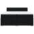 Pat box spring cu saltea, negru, 200x200 cm, textil GartenMobel Dekor