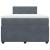 Pat box spring cu saltea, gri închis, 120x190 cm, catifea GartenMobel Dekor