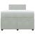 Pat box spring cu saltea, gri deschis, 120x190 cm, catifea GartenMobel Dekor