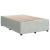 Pat box spring cu saltea, gri deschis, 120x190 cm, catifea GartenMobel Dekor