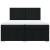 Pat box spring cu saltea, negru, 200x200 cm, textil GartenMobel Dekor