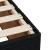 Pat box spring cu saltea, negru, 200x200 cm, textil GartenMobel Dekor
