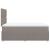 Pat box spring cu saltea, taupe, 120x190 cm material textil GartenMobel Dekor