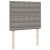 Pat box spring cu saltea, taupe, 120x190 cm material textil GartenMobel Dekor