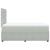 Pat box spring cu saltea, gri deschis, 120x190 cm, catifea GartenMobel Dekor