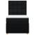 Pat box spring cu saltea, negru, 100x200 cm, textil GartenMobel Dekor