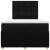 Pat box spring cu saltea, negru, 120x190 cm, catifea GartenMobel Dekor