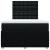 Pat box spring cu saltea, negru, 120x190 cm, catifea GartenMobel Dekor