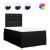 Pat box spring cu saltea, negru, 120x190 cm, catifea GartenMobel Dekor