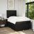 Pat box spring cu saltea, negru, 120x190 cm, catifea GartenMobel Dekor