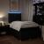 Pat box spring cu saltea, negru, 120x190 cm, catifea GartenMobel Dekor