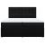 Pat box spring cu saltea, negru, 200x200 cm, textil GartenMobel Dekor