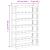 Suport sticle de vin, 42 sticle, negru, lemn masiv de pin GartenMobel Dekor