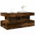 Măsuță de cafea cu lumini LED, stejar sonoma, 90x50x40 cm GartenMobel Dekor