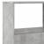 Separator de cameră, gri beton, 100x33x155,5 cm, lemn prelucrat GartenMobel Dekor