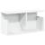 Dulap de perete, alb, 60x20x30 cm, lemn prelucrat GartenMobel Dekor