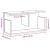 Dulap de perete, negru, 60x20x30 cm, lemn prelucrat GartenMobel Dekor