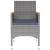 Set mobilier de grădină, 3 piese, gri, poliratan GartenMobel Dekor