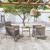Set mobilier de grădină, 3 piese, gri, poliratan GartenMobel Dekor